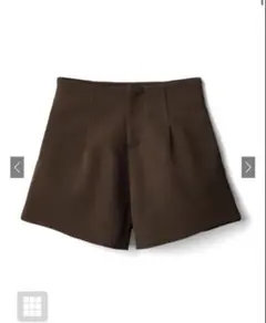 【新品未使用】GRL/タックハイウエストショートパンツ/at1744