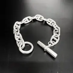 シルバー　アンカーチェーンブレスレッ ト