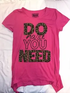 Relacher 半袖Tシャツ ピンク レオパード ロゴ ギャル Y2K 古着のサムネイル