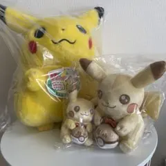 ポケモン30周年記念 おかえり!ピカチュウ1/1 ぬいぐるみ マスコット セット