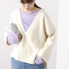 CIAOPANIC TYPY　Vネックニットプルオーバー