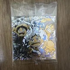 ワンピース大海賊シールウエハース　ＵSＧR+ ルフィ