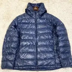 【美品✨】モンベル U.L.ダウン ガイドパーカー ダウンジャケット 紺 L
