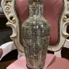 Francfranc フラワーベース　大きめ モザイクデザイン花瓶