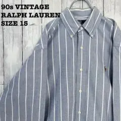 D*n様 90sポロラルフローレン YARMOUTH ストライプシャツ BDシャ