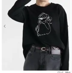 ヤマダヤ　vin レディモチーフ刺繍長袖Tシャツ