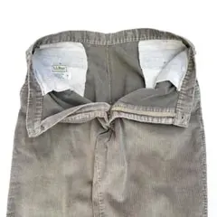 90s L.L.Bean エルエルビーン コーデュロイパンツ グレージュ 36のサムネイル
