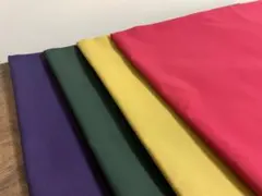 SWANY T/Cブロード 生地 50cm×2m 4色セット 未使用