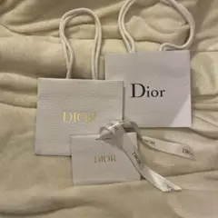 Dior ギフト袋 3点セット ホワイト