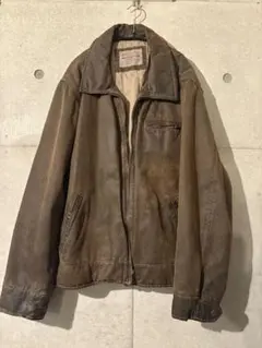 コロンビア　ブラウン レザージャケット