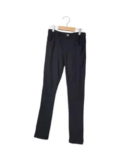 黒いストレッチロングパンツ裏起毛 サイズ160㎝