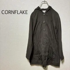 b0232【コーンフレーク】フード ジャケット ミリタリー Ｌ ライトアウターのサムネイル