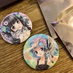 いのまたむつみ TOKIWASO 缶バッジセット 猫と少女