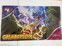 ポケモンカード　海外大会限定　プレイマット　タケルライコ　championのサムネイル