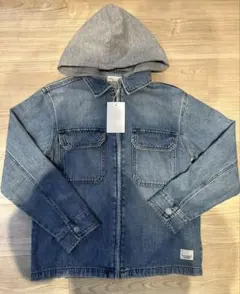 ZARA フード付きデニムジャケット 11-12歳
