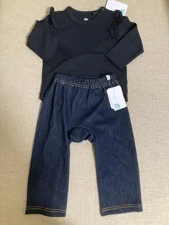 【新品未使用】春物　ベビー　フリルTシャツ　女の子　70〜80サイズ　まとめ売り