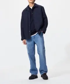 UNIQLO ワイドストレートジーンズ　W31