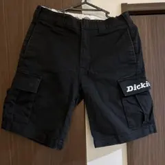 Dickies ブラック カーゴショートパンツ