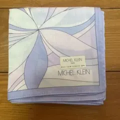 MICHEL KLEIN 幾何学模様ハンカチ