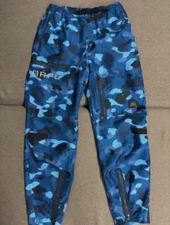 A BATHING APE カモフラ 迷彩　カーゴパンツ ブルー Mのサムネイル