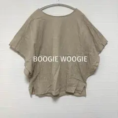 美品『BOOGIE WOOGIEブギウギ』リネン混シャツ ドルマンスリーブ/38