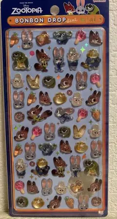 ボンボンドロップシール　ミニ　ズートピア　正規品