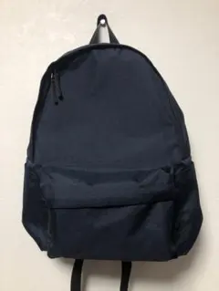 無印良品 MUJI 肩の負担を軽くする 撥水リュックサック ネイビー