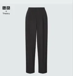 ユニクロ× Theoryセオリー感動タックイージーパンツ黒ブラックM