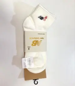 New Balance ホワイトソックス 3足セット 23-25cm