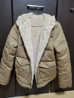 ローリーズファーム　ボア　リバーシブルダウン