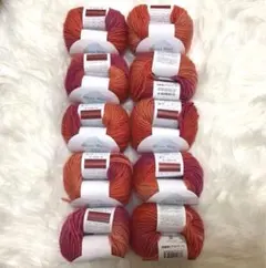 追加⚪︎ オーロラウール　Aurora Wool 25g 10玉　　No.3
