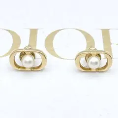Christian Dior ピアス　petit プチ　パール　CD ゴールドのサムネイル