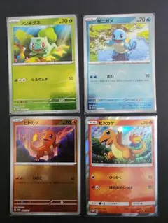 ポケモンカードセット フシギダネ ゼニガメ ヒトカゲ PROMO