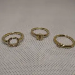 COACH　三連リング