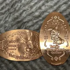 ミスバニー　バンビ　ディズニー　スーベニアメダル