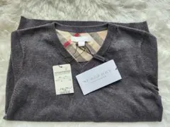 【匿名発送】新品　バーバリー　グレー　セーター