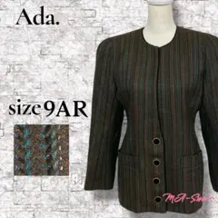 Ada Boutique アルパカ混 ツイード ジャケット 日本製 M