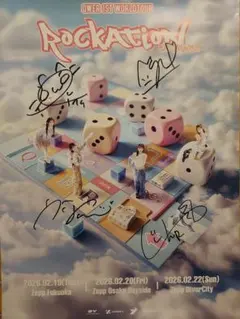 QWER ROCKATTION! サイン入りポスター