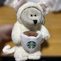 スターバックス ニューイヤー　ベアリスタ ぬいぐるみ ねずみ