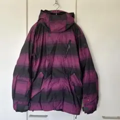 専用出品　スノーボードウェア 女性用 紫黒ストライプ