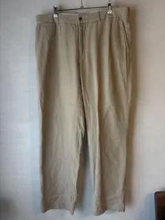 ポロ ラルフローレン 美品 ストライプ リネン パンツ スラックス W31
