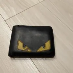 FENDI モンスター 二つ折り財布 ブラックのサムネイル