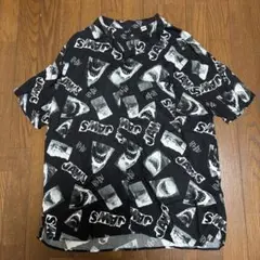 H&M シャークプリント ジョーズ★JAWS 総柄　シャツ XL 半袖
