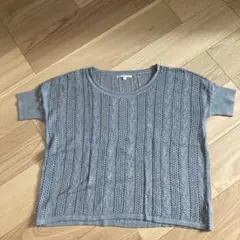 Gap グレー 半袖ニット M