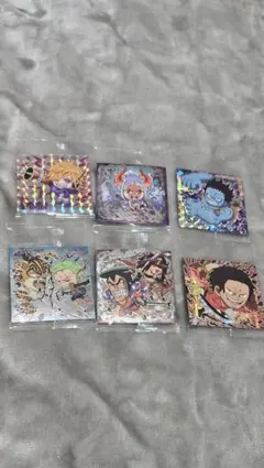 ワンピース　大海賊ウエハースシールlog.12 13 ６枚セット