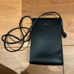 UNIQLO レディースブラックショルダーバッグ