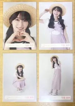 守屋麗奈 麦わらコーデ コンプ