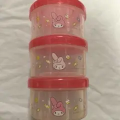 サンリオ　マイメロディー　3連ジョイントケース　小物入れ