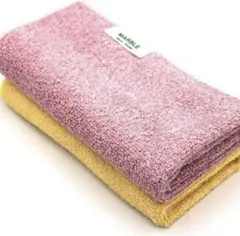 年末掃除に✨タオル 2枚組 手ざわり ふきん フェイスタオル マイクロファイバー