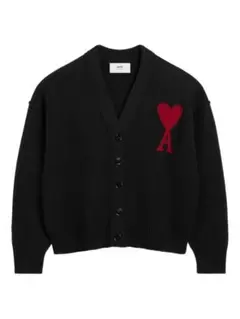 Amiparis ニットセーター ブラック カーディガン